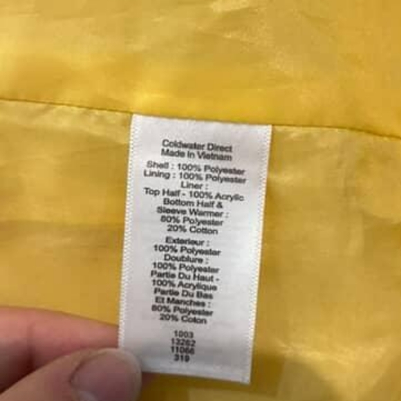 Coldwater Creek Yellow Hooded Rain Jacket - Picture 6 of 11
